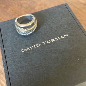 David Yurman crossover ring size 8